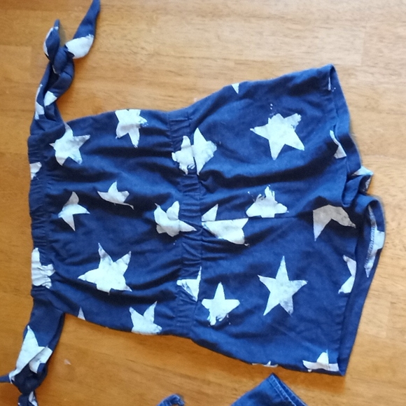 2 french toast rompers 6x - Picture 2 of 3